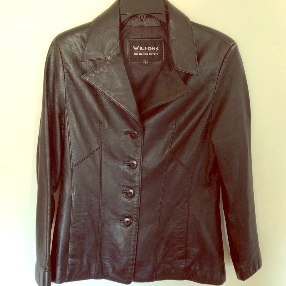 Wilson’s Notch Collar Genuine Leather Jacket